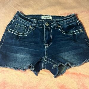 Bamboo dark wash denim jeans